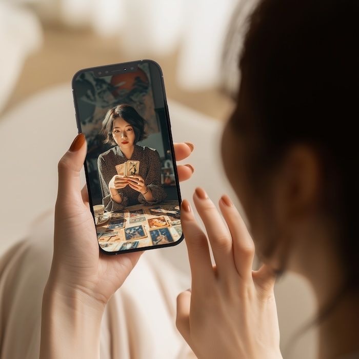 몰입형 타로 화상 상담 시스템